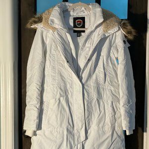 White Women's Winter Coat Med